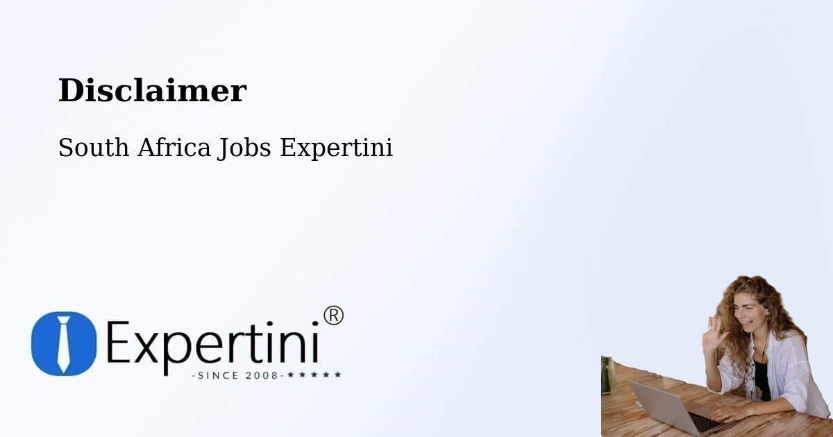 Disclaimer – Retreat - South Africa Jobs Expertini